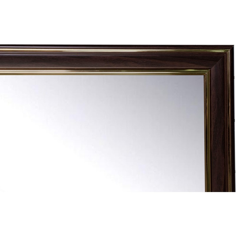 Зеркало МГЛ_ настенное 120Б (400x1200) багет ПВХ тосканский орех