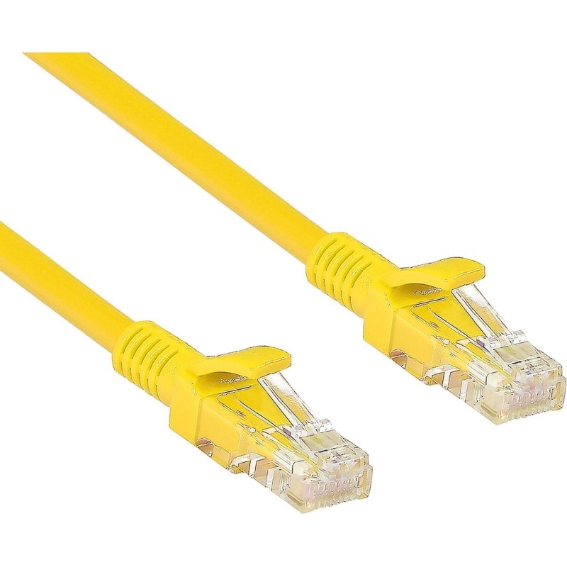 Патч-корд ExeGate UTP-RJ45-RJ45-5e-0,3M-LSZH-YL,cat.5e, 0.3м &lt;EX286374RUS