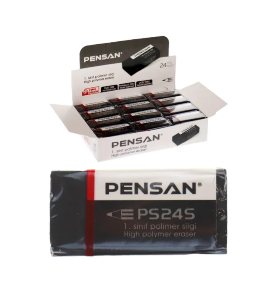 Ластик Pensan ПВХ прямоугольный 43x20x13 мм
