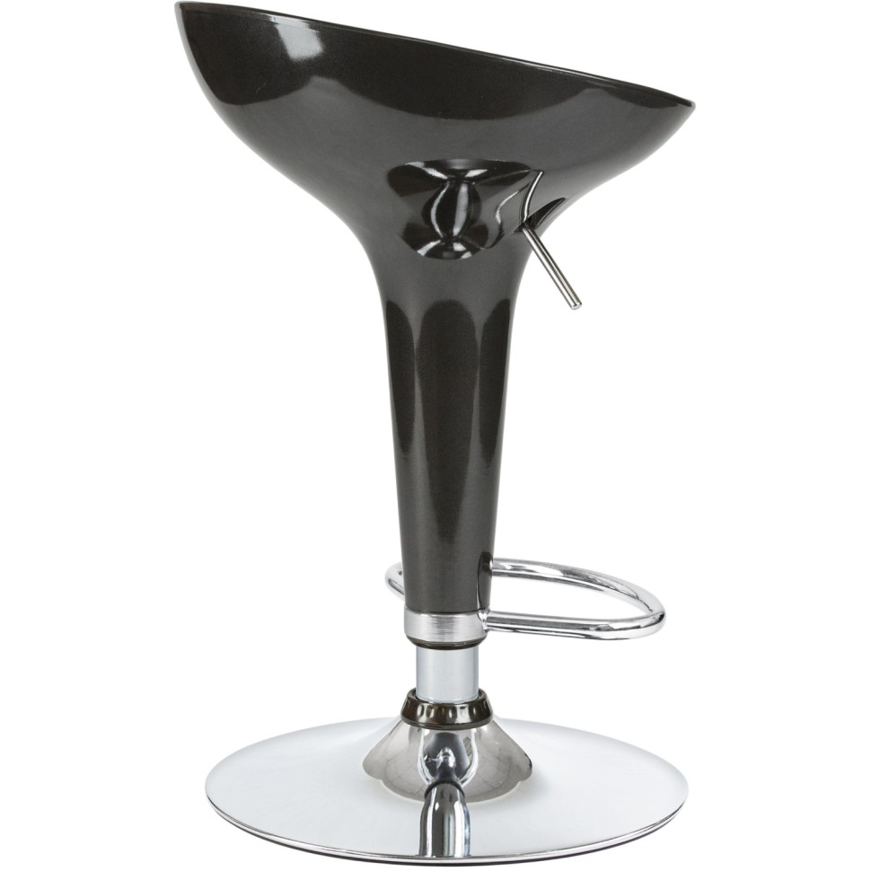 Стул барный LO_DOBRIN BOMBA LM-1004 черный/хром