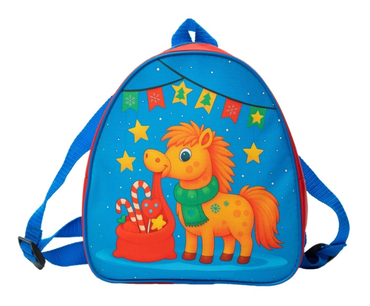 Новогодний сладкий подарок Рыжик Рюкзак 1200 грамм, K085