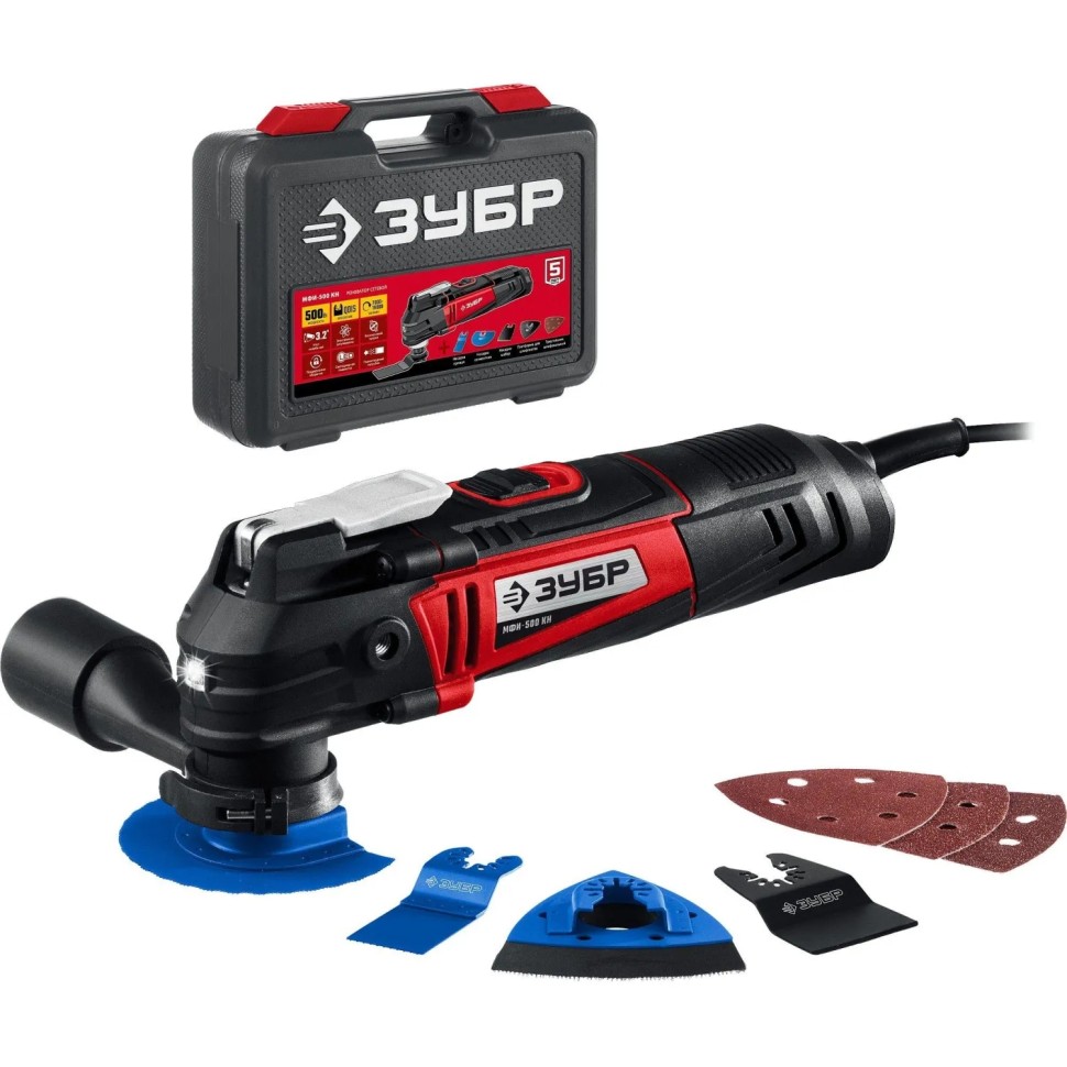 Многофункциональный инструмент реноватор ЗУБР OQIS,500Вт,кейс,МФИ-500 КН Многофункциональный инструмент реноватор ЗУБР OQIS,500Вт,кейс,МФИ-500 КН