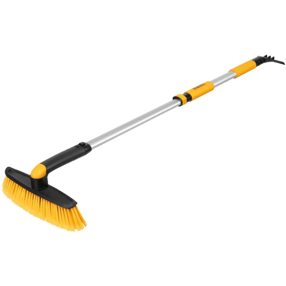 Щетка со скребком, телескоп, поворотная голова Denzel 75-112см 55326
