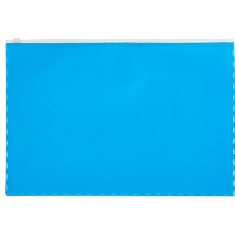 Папка-конверт на молнии А4 Attache Color , голубой