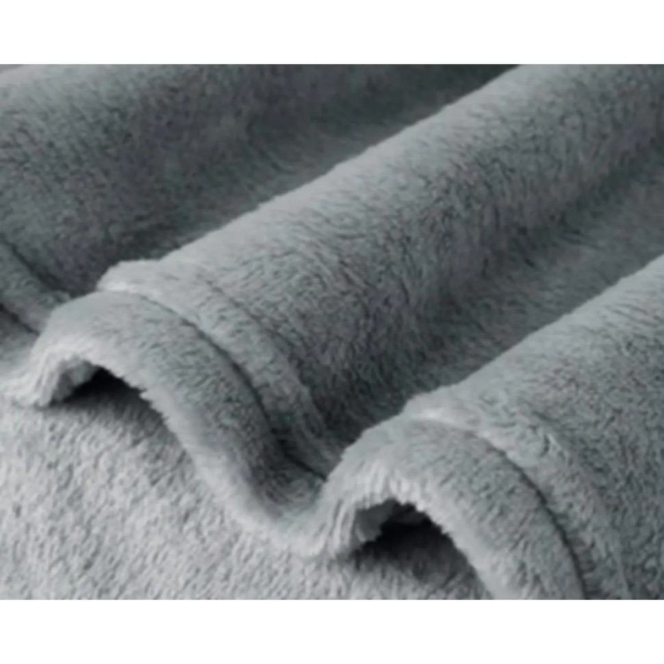 Плед велсофт  150х200см темно серый 17-4405 G