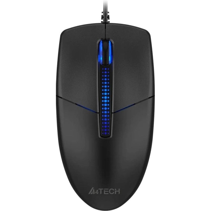 Мышь компьютерная A4Tech N-530S черный оптич. (1200dpi) USB(2but) (1920844)