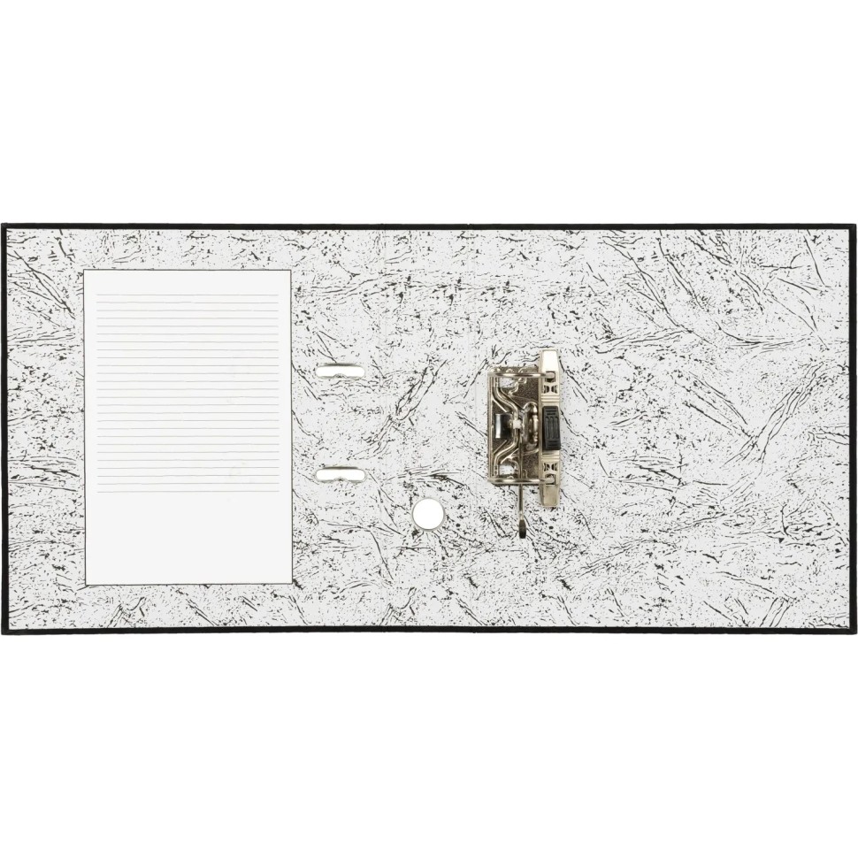 Папка-регистратор 75мм Attache А4 черная РР/бумага без мет. уголка