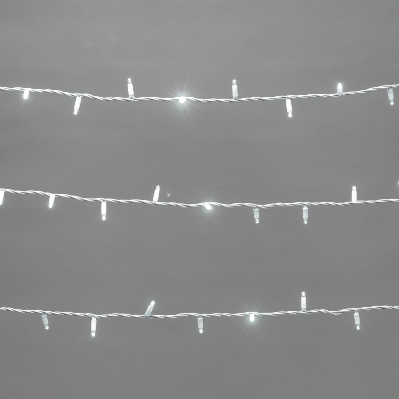 Гирлянда светодиодная Дюраплей LED 20м 200 LED белый каучук Белая 315-145