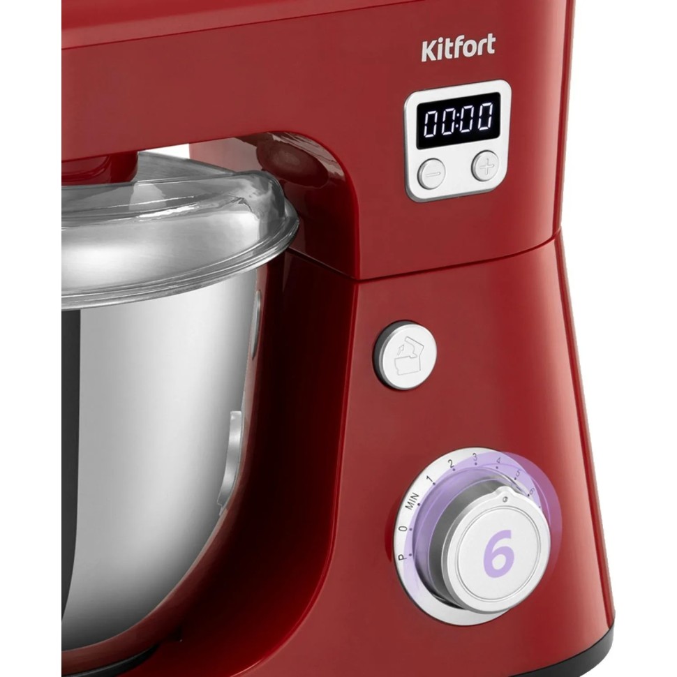 Миксер KITFORT КТ-1308-5,планетарный, красный