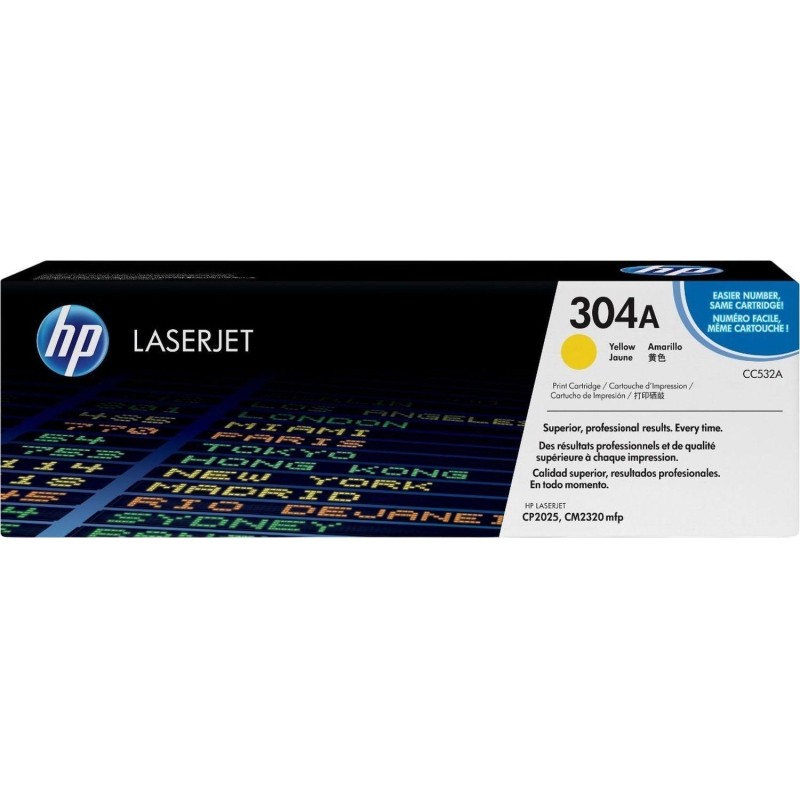 Картридж лазерный HP 304A CC532A жел. для CLJ 2025/2320