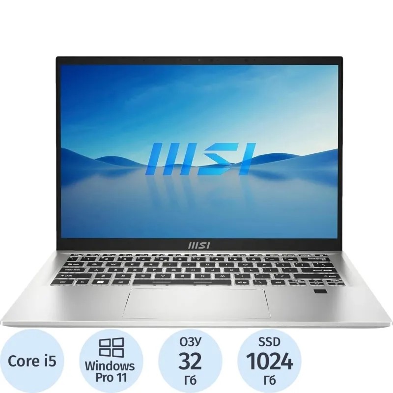 Ноутбук MSI B13M-635US(9S7-14F122-635)i5 13500H/32Gb/1Tb SSD/14/W11P