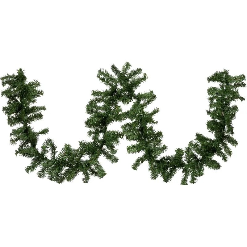 Гирлянда хвойная 270x25 см, ПВХ, зеленая без украшений HD-MG09(H/T)
