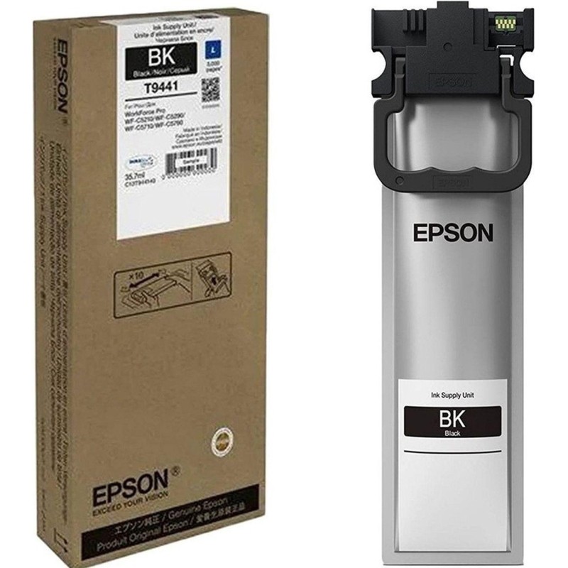 Чернила Epson T9441 C13T944140 черный для WF-C5xxx