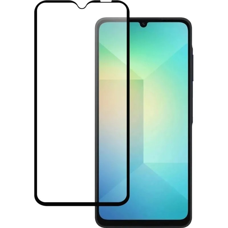 Защитное стекло PERO Full Glue для Samsung A06, черное
