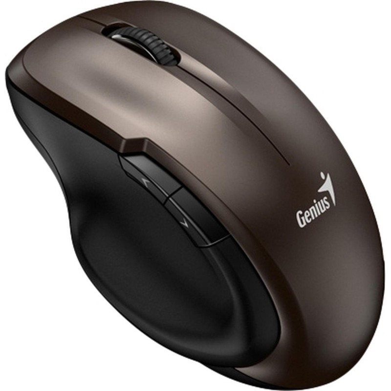 Мышь компьютерная Genius Ergo 8200S, беспроводная бесшумная, шоколадный