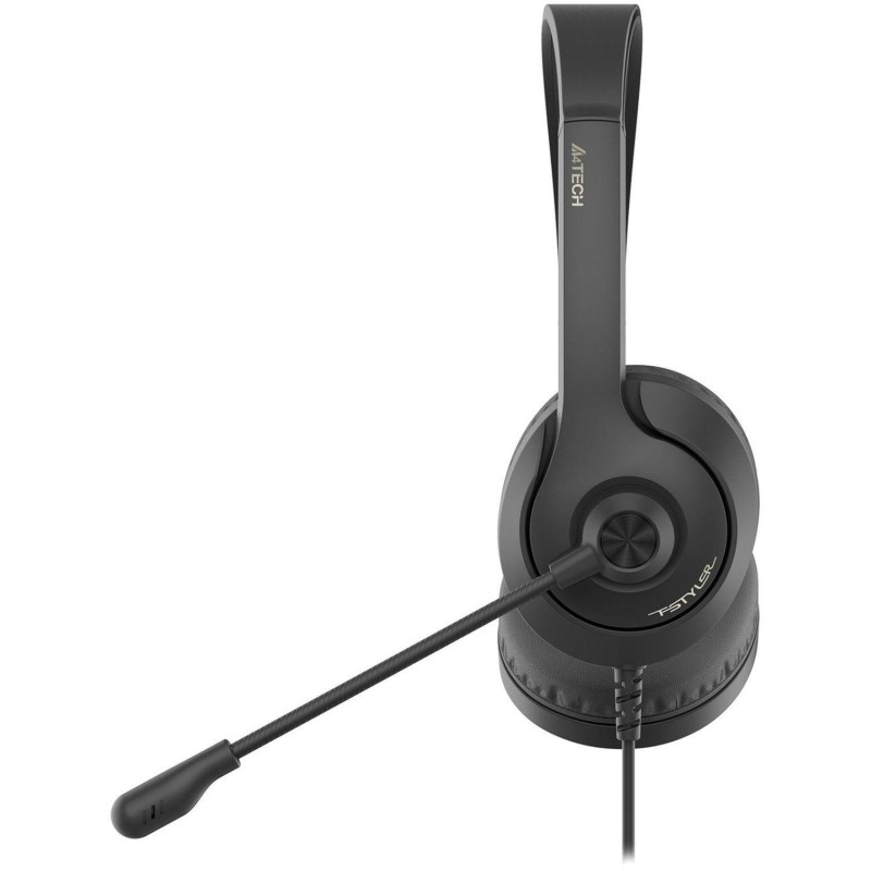 Гарнитура A4Tech Fstyler (FH100U (STONE BLACK)) черный 2м накладные USB
