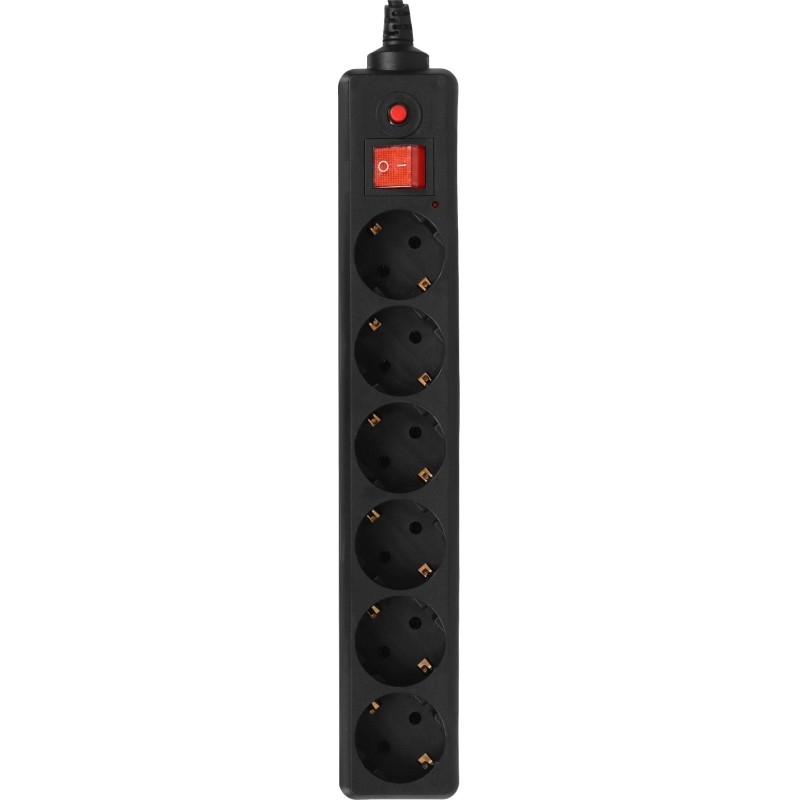 Сетевой фильтр Buro 600SH-3-B 3м (6 розеток) черный