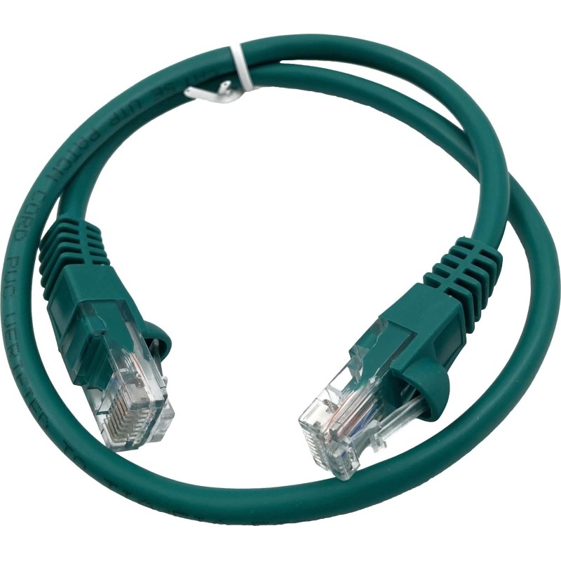 Патч-корд ExeGate UTP-RJ45-RJ45-5e-0,3M-GN, cat.5e, 0.3м, зел &lt;EX258665RUS