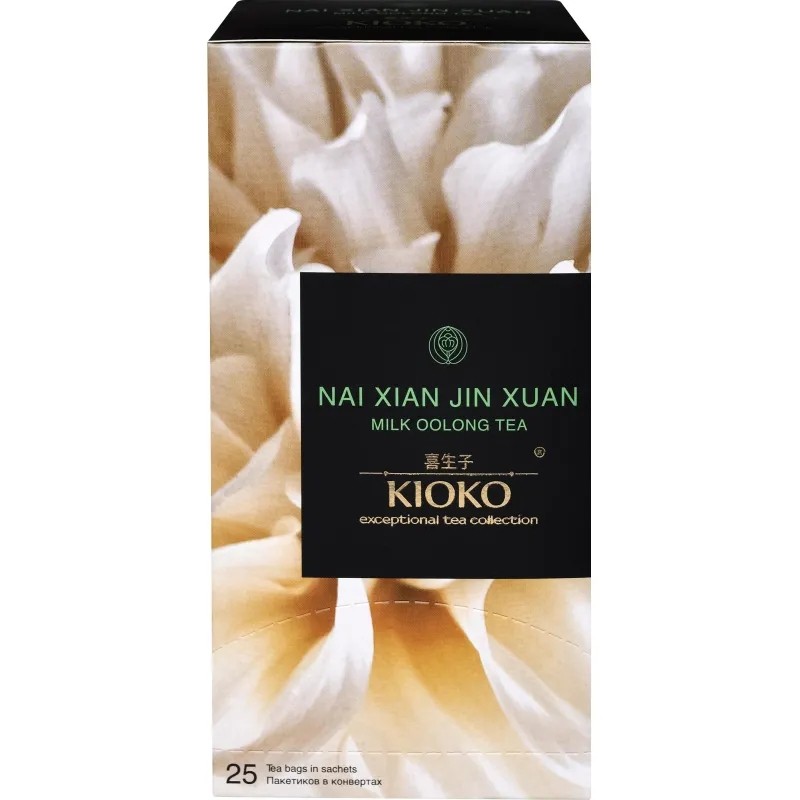Чай Kioko Nai Xiang Jin Xuan китайский молочный улун 25пакx2г