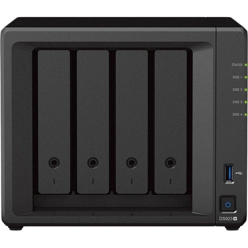 Сетевое хранилище Synology DS923+ 4x2.5/3.5 SATA/Ryzen R1600/4GB DDR4