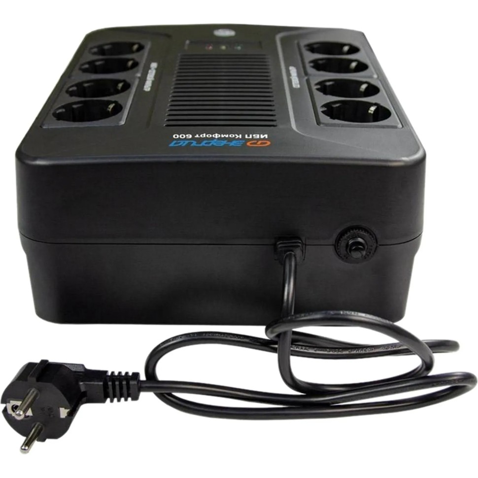 ИБП Энергия Комфорт 600, лин.-инт., 600ВА/360Вт, 4+4 EURO (Е0201-1000) ИБП Энергия Комфорт 600, лин.-инт., 600ВА/360Вт, 4+4 EURO (Е0201-1000)