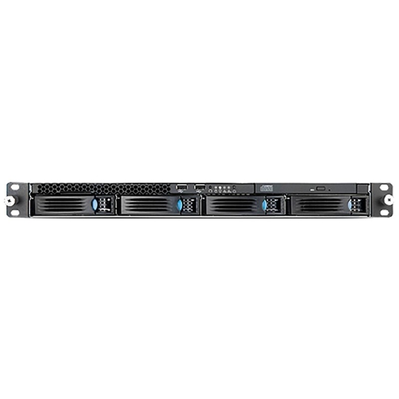 Корпус Chenbro RM13604H01x13451 1U 3.5 HDD 4 BAYS,BK CC1012,W/12G SAS