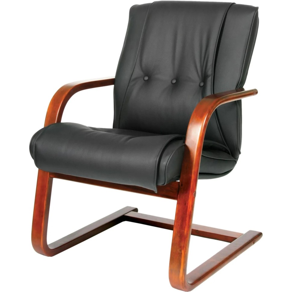 Конференц-кресло VT_Chairman 653V черная нат.кожа/экокожа Конференц-кресло VT_Chairman 653V черная нат.кожа/экокожа