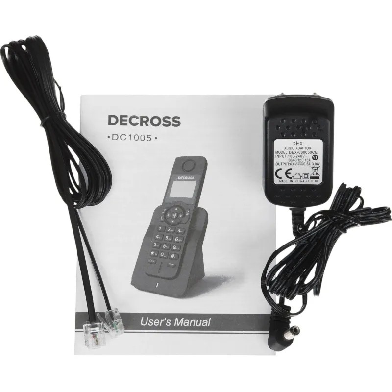 Радиотелефон DECT DECROSS модель DC1005