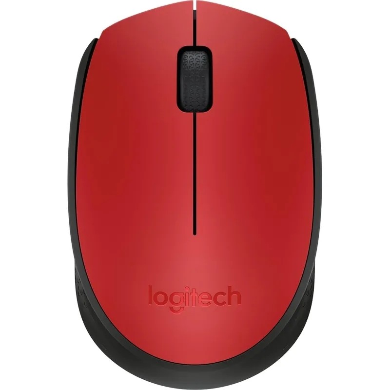Мышь компьютерная Logitech USB OPTICAL WRL M170 RED 910-004648