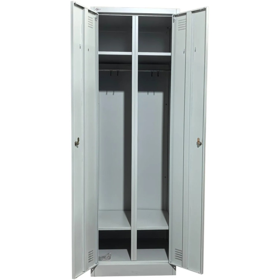 Шкаф для одeжды металлический CBNT_2L-B1A 600х500х1850 + полка для oбуви Шкаф для одeжды металлический CBNT_2L-B1A 600х500х1850 + полка для oбуви