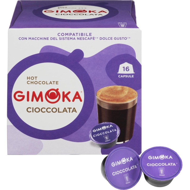Кофе в капсулах Gimoka Dolce Gusto Cioccokata (DG), 16кап/уп
