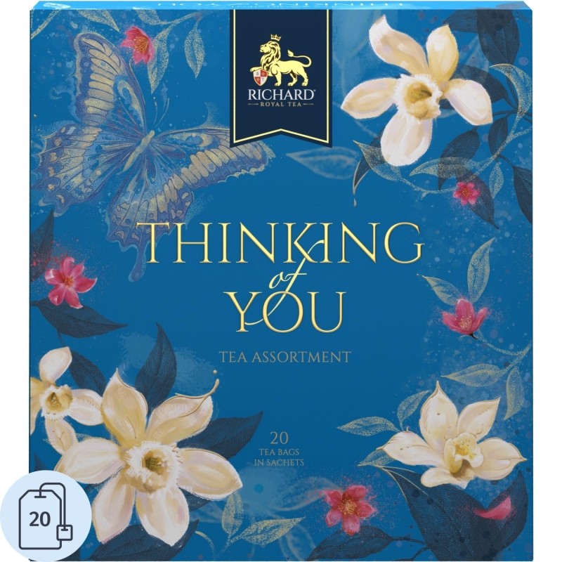 Чай Richard Thinking of You ассорти, 4 вкуса, 20 сашет