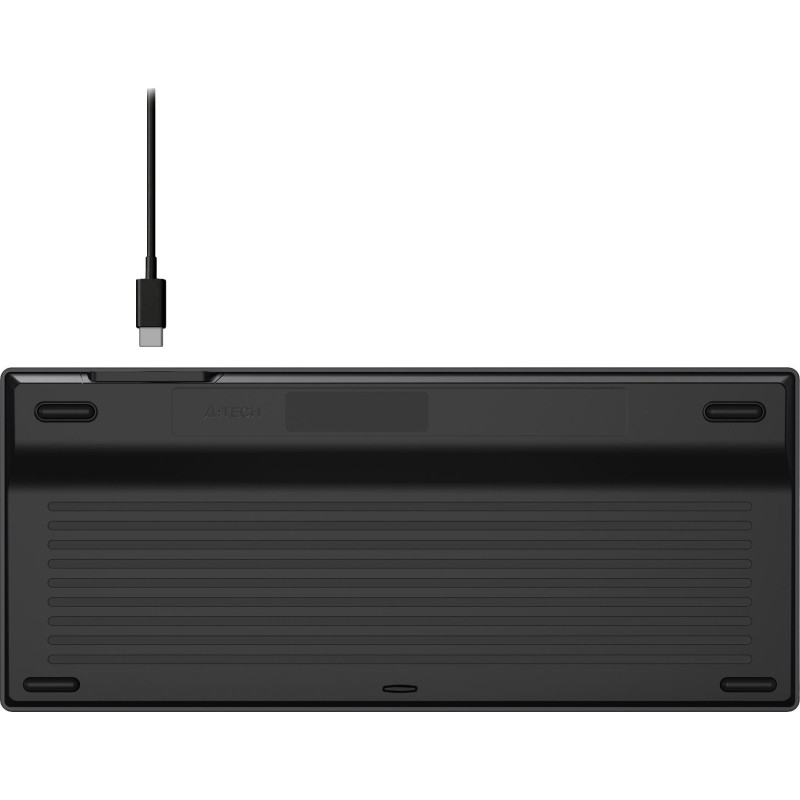Клавиатура A4Tech Fstyler FX61 серый USB slim LED (FX61 GREY)