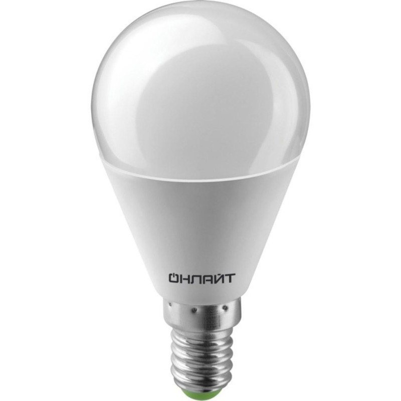 Лампа светодиодная ОНЛАЙТ OLL-G45-10-230-4K-E14 10Вт Е14 4000К 61966