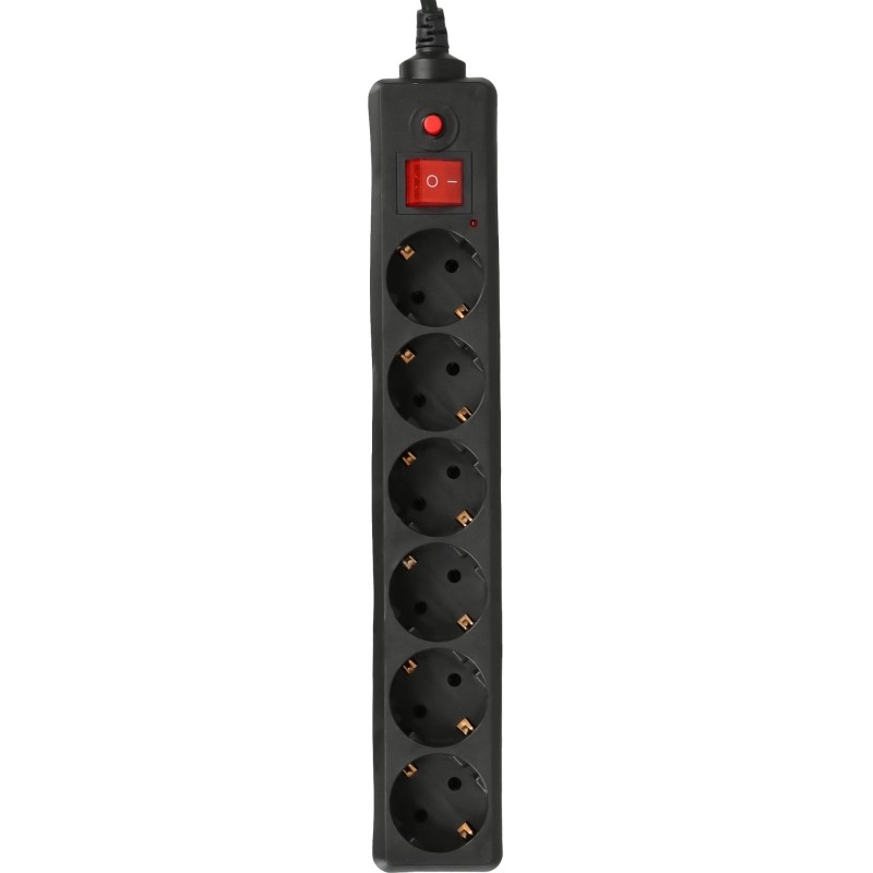 Сетевой фильтр Buro 600SH-5-B 5м (6 розеток) черный