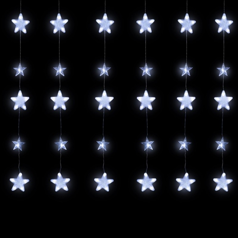 Гирлянда светодиодная Бахр 2.4x0.9м Звездоч,IP20,186LED,бел,8реж 4356974