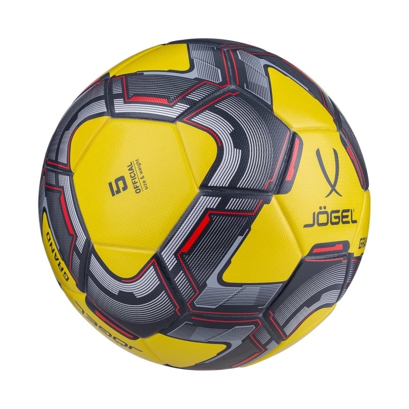 Мяч футбольный Jögel Grand №5, желтый (BC20) 1/18,УТ-00016944
