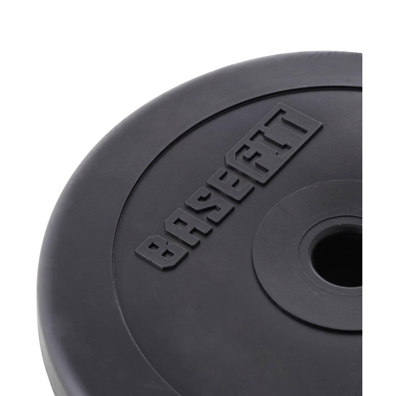 Диск пластиковый BASEFIT BB-203  5 кг, d=26 мм, черный,УТ-00019755
