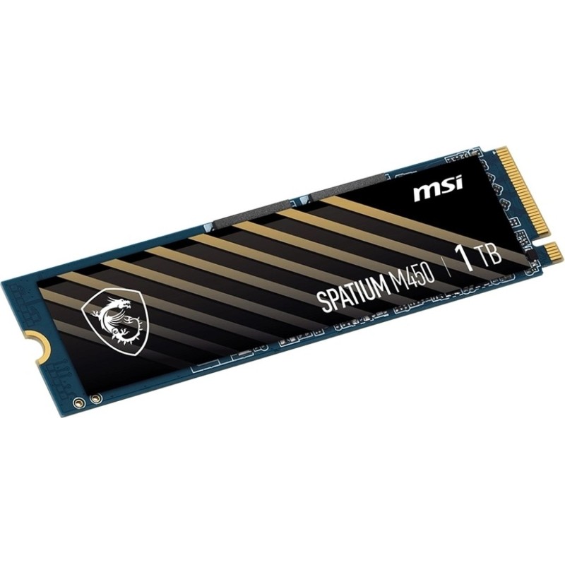 SSD накопитель MSI SSD SPATIUM M450, 1000GB, M.2 PCIe4.0x4(S78-440L0M0-P83