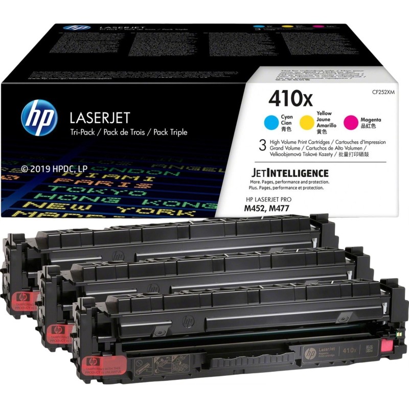 Картридж лазерный HP 410X CF252XM CMY для CLJ 377/477/452 (3шт/уп)