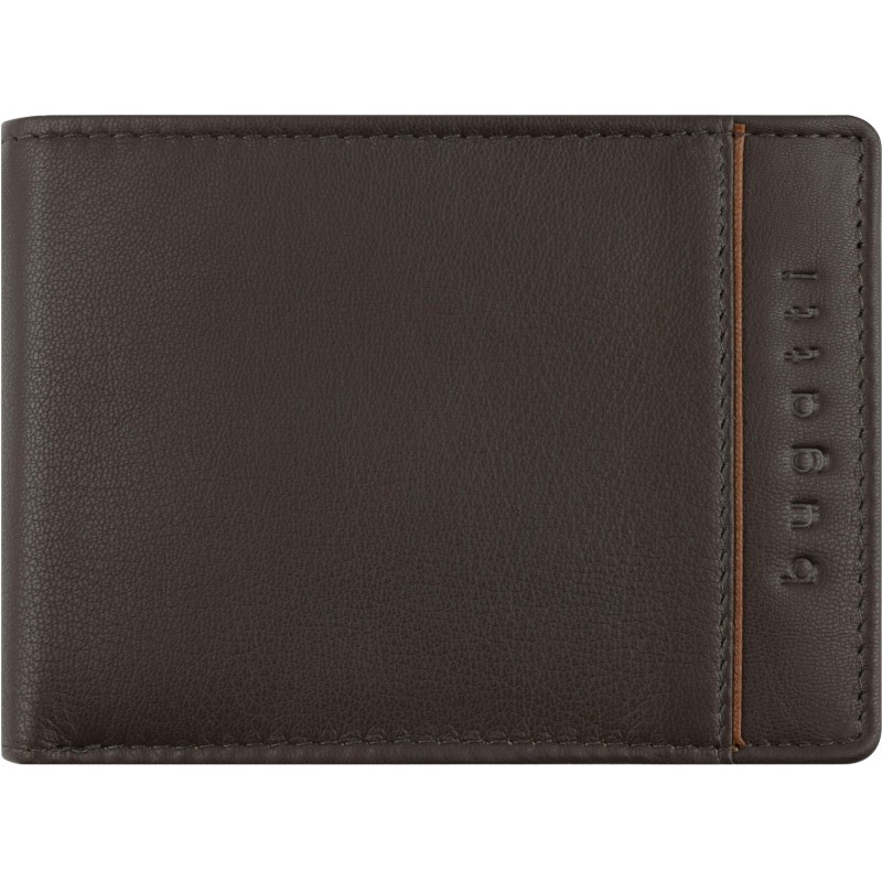 Портмоне BUGATTI Banda,защ RFID,коричн,кожа козы/полиэс,12,5х2х9, 49133202