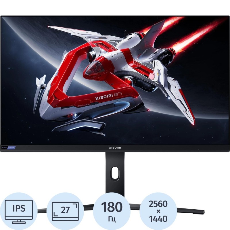 Монитор Xiaomi Mini LED G Pro(ELA5585EU)27/QHD/IPS/180Hz/1000cd/1ms/HDMI/DP