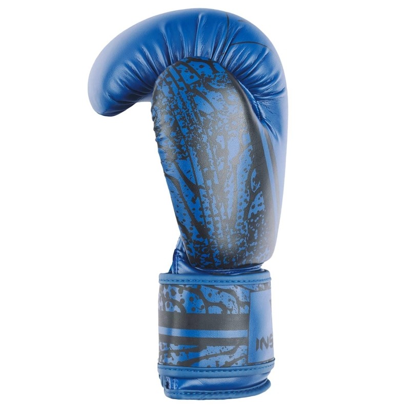 Перчатки боксерские INSANE ODIN IN22-BG200, ПУ, синий, 12 oz, УТ-00020338