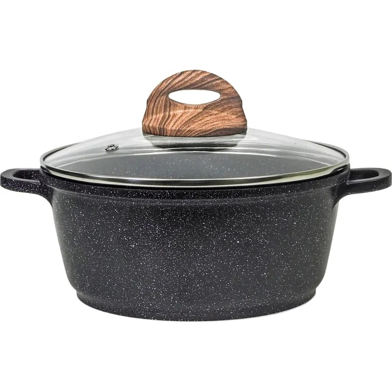 Кастрюля 3.3 л. с крышкой и литыми ручками Panairo ECO induction, индукция