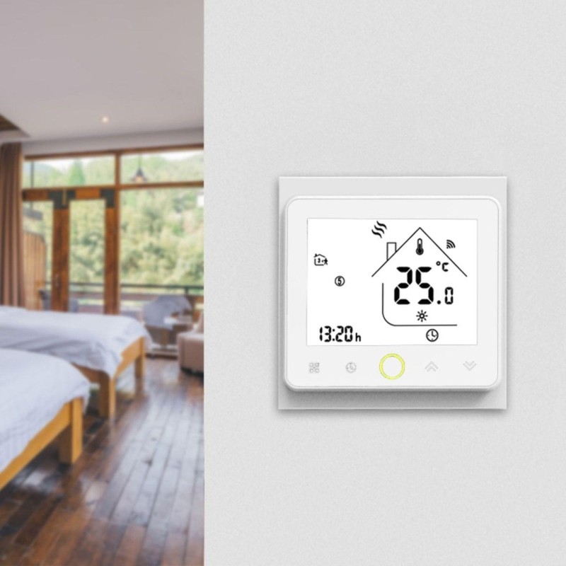 Терморегулятор для газового/водяного котла отопления MOES Zigbee