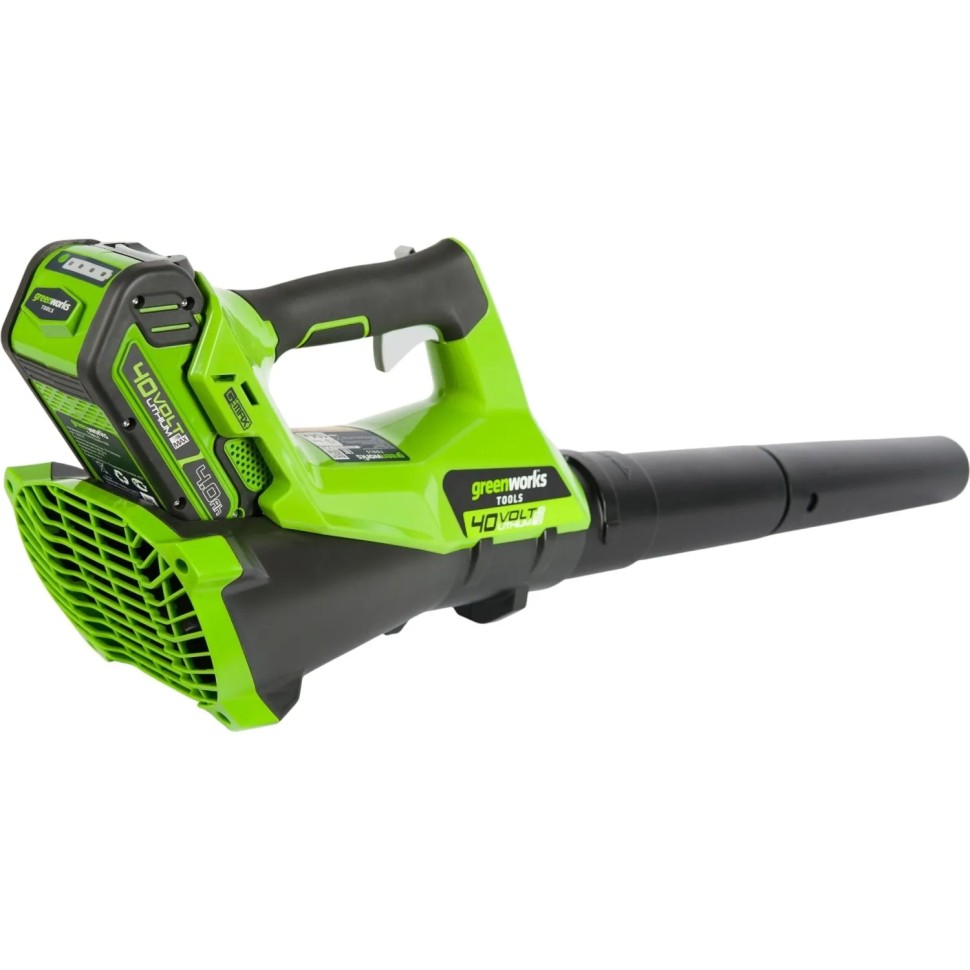 Воздуходув аккумуляторный Greenworks G40ABK4 40V АКБ 4Ач и ЗУ (2400807UB)