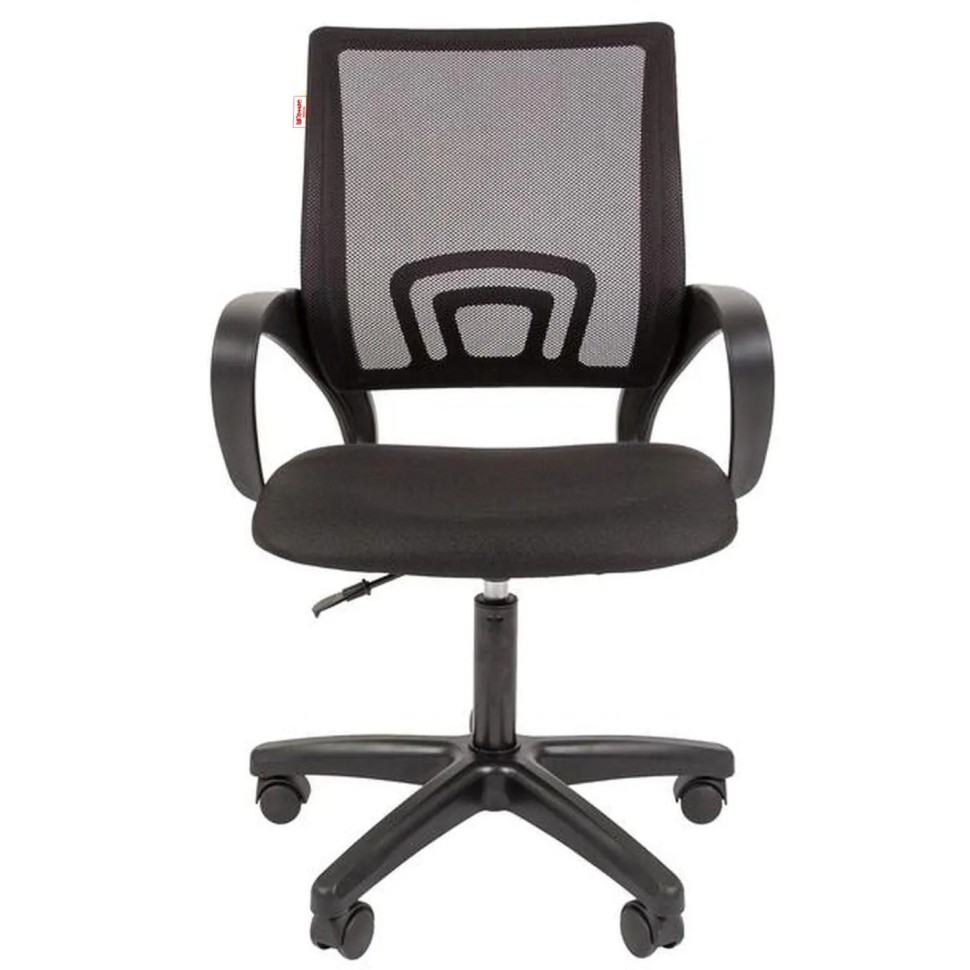 Кресло ТП 304 LT сетка/ткань,черный,пластик Кресло ТП 304 LT сетка/ткань,черный,пластик