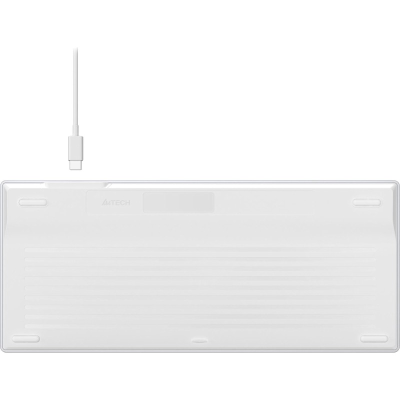 Клавиатура A4Tech Fstyler FX61 белый USB slim LED (FX61 WHITE)