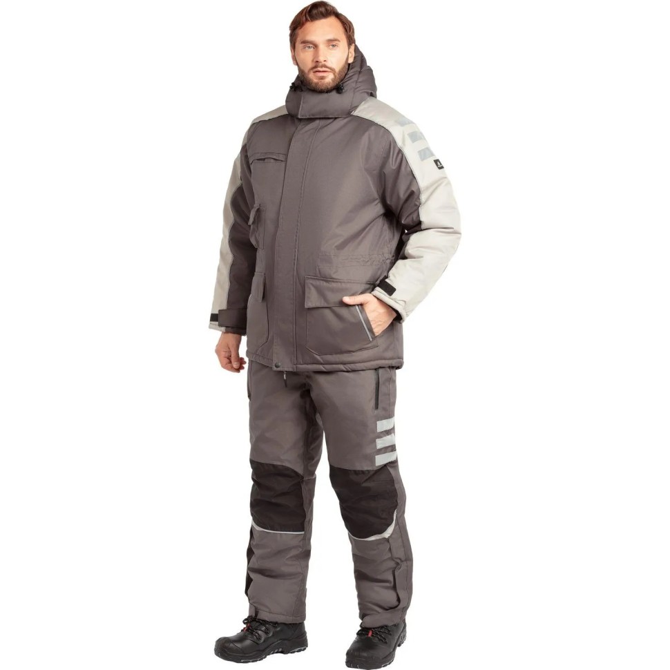 Куртка-парка зимняя муж NORDLAND сер XXL (NORDLGRXX)