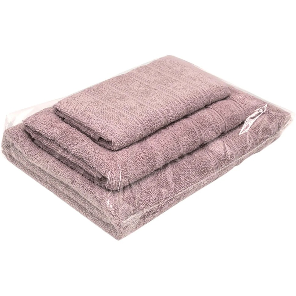 Набор полотенец УЗБ Стрикт м7755_05 30x60+50x80+70x130 беж